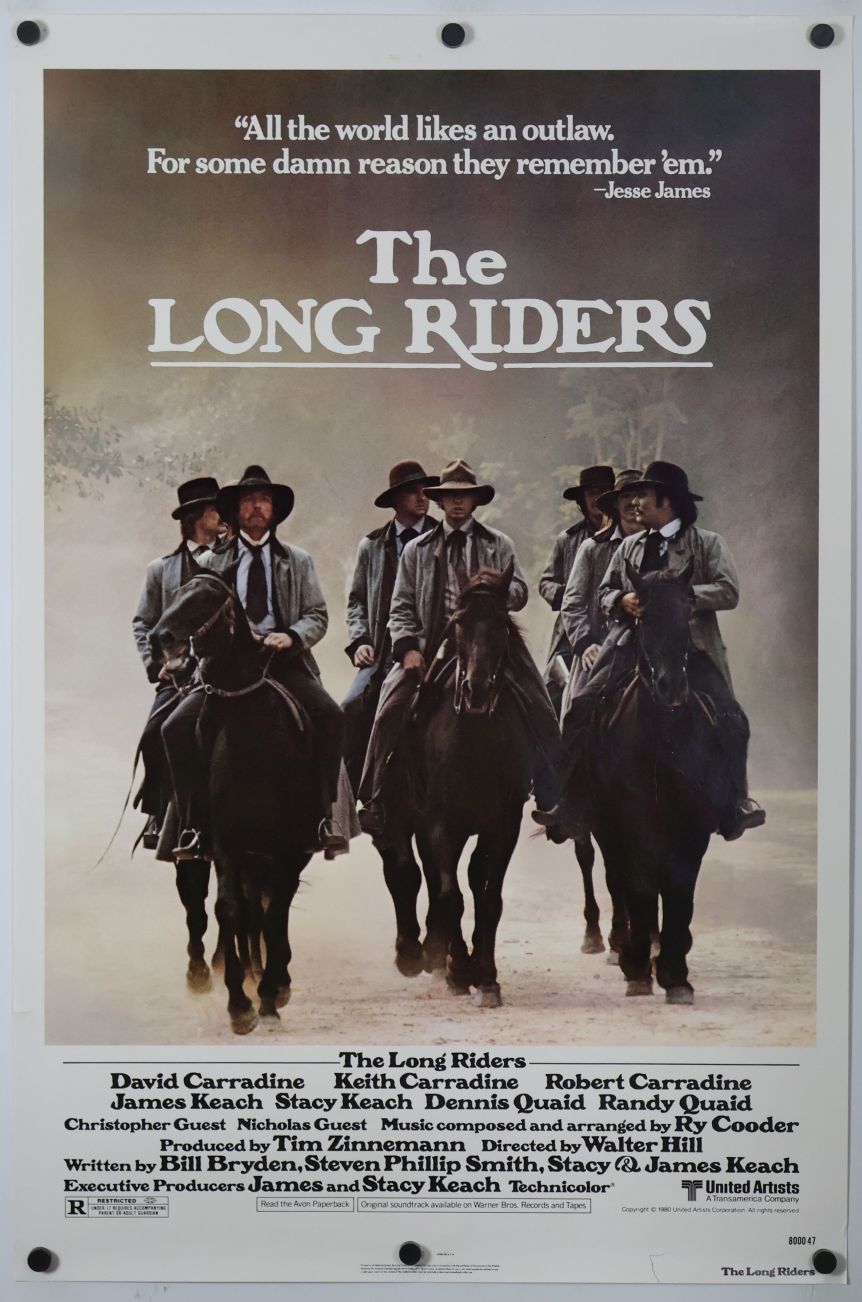 The Long Riders (1980) original theatrical movie poster - Final