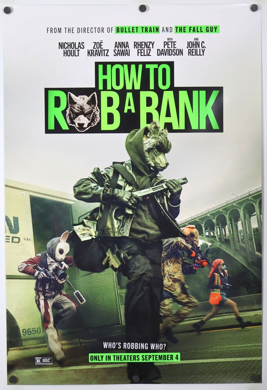 How to Rob a Bank (2026) original theatrical movie poster - Advance