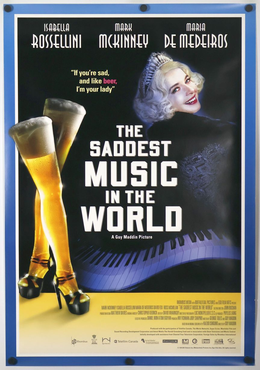 The Saddest Music in the World (2003) original theatrical movie poster - Final