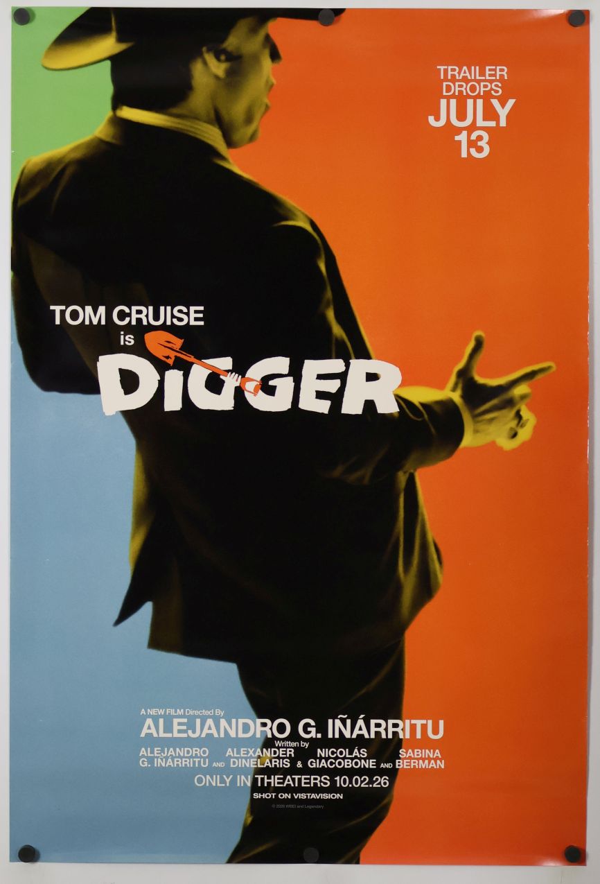 Digger (2026) original theatrical movie poster - Advance Style B