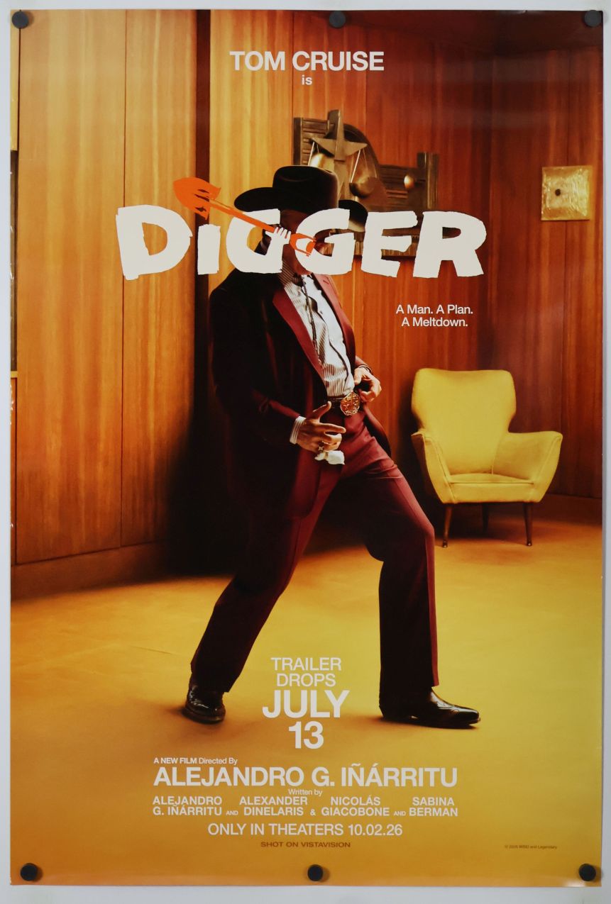 Digger (2026) original theatrical movie poster - Advance Style C