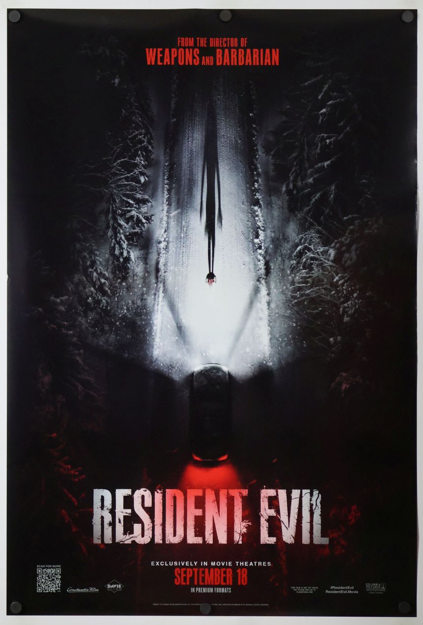 Resident Evil (2026) original theatrical movie poster - Advance