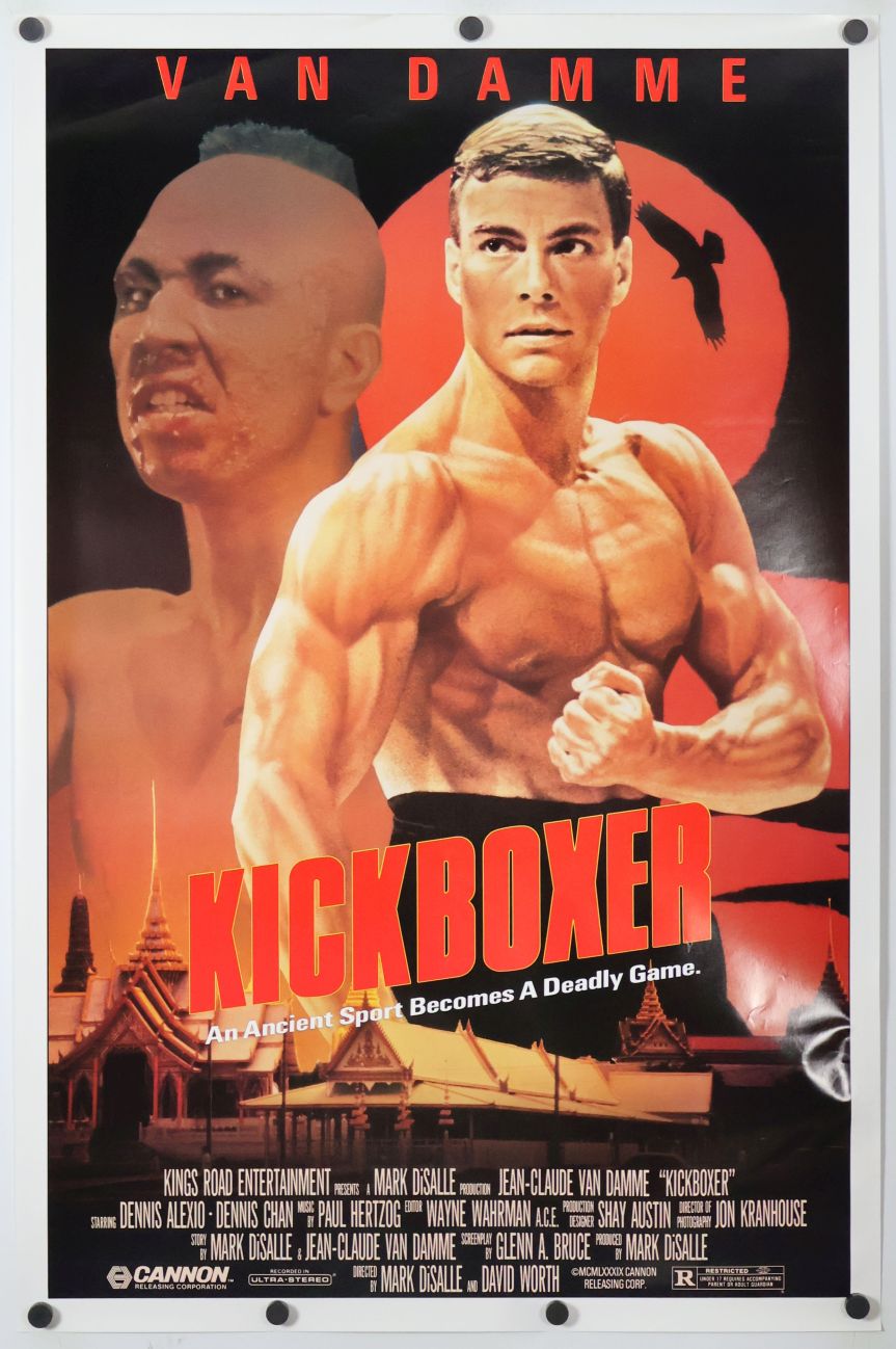 Kickboxer (1989) original theatrical movie poster - Final