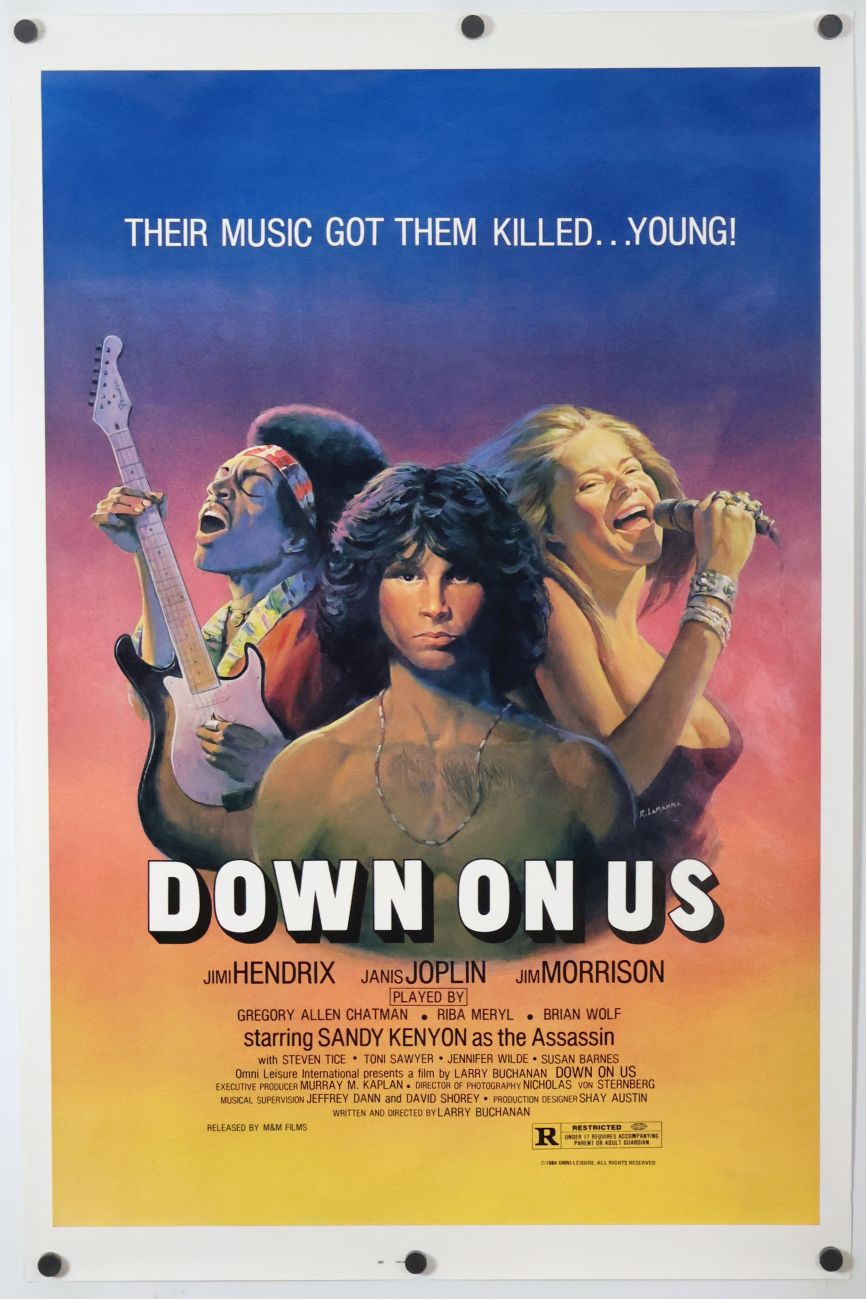 Down on Us (1984) original theatrical movie poster - Final