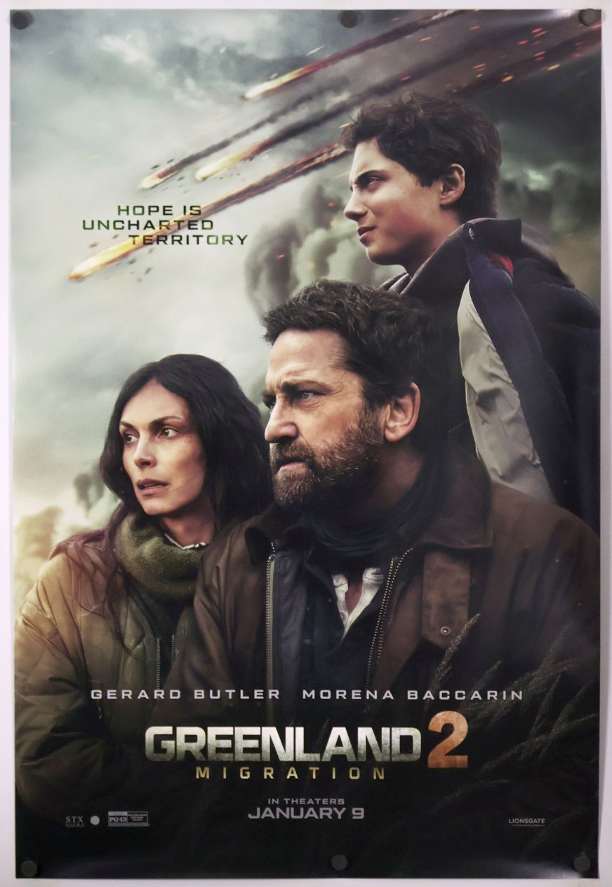 Greenland 2: Migration (2026) original theatrical movie poster - Final