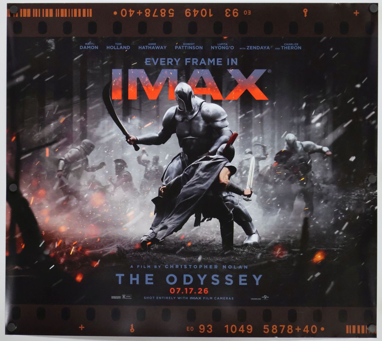 The Odyssey (2026) original theatrical movie poster - Imax