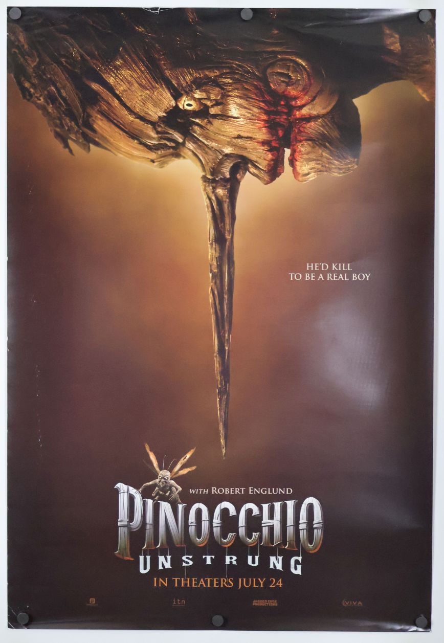 Pinocchio: Unstrung (2026) original theatrical movie poster - Final