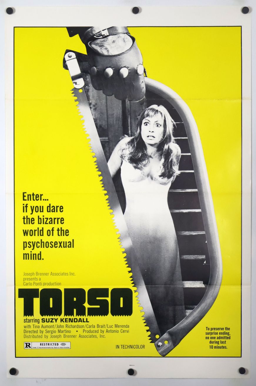 Torso (1973) original theatrical movie poster - Final