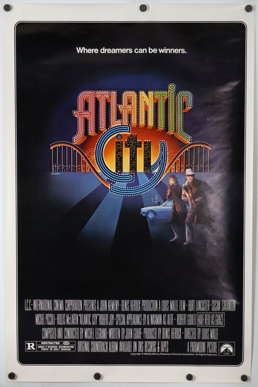 Atlantic City (1981) original theatrical movie poster - Final