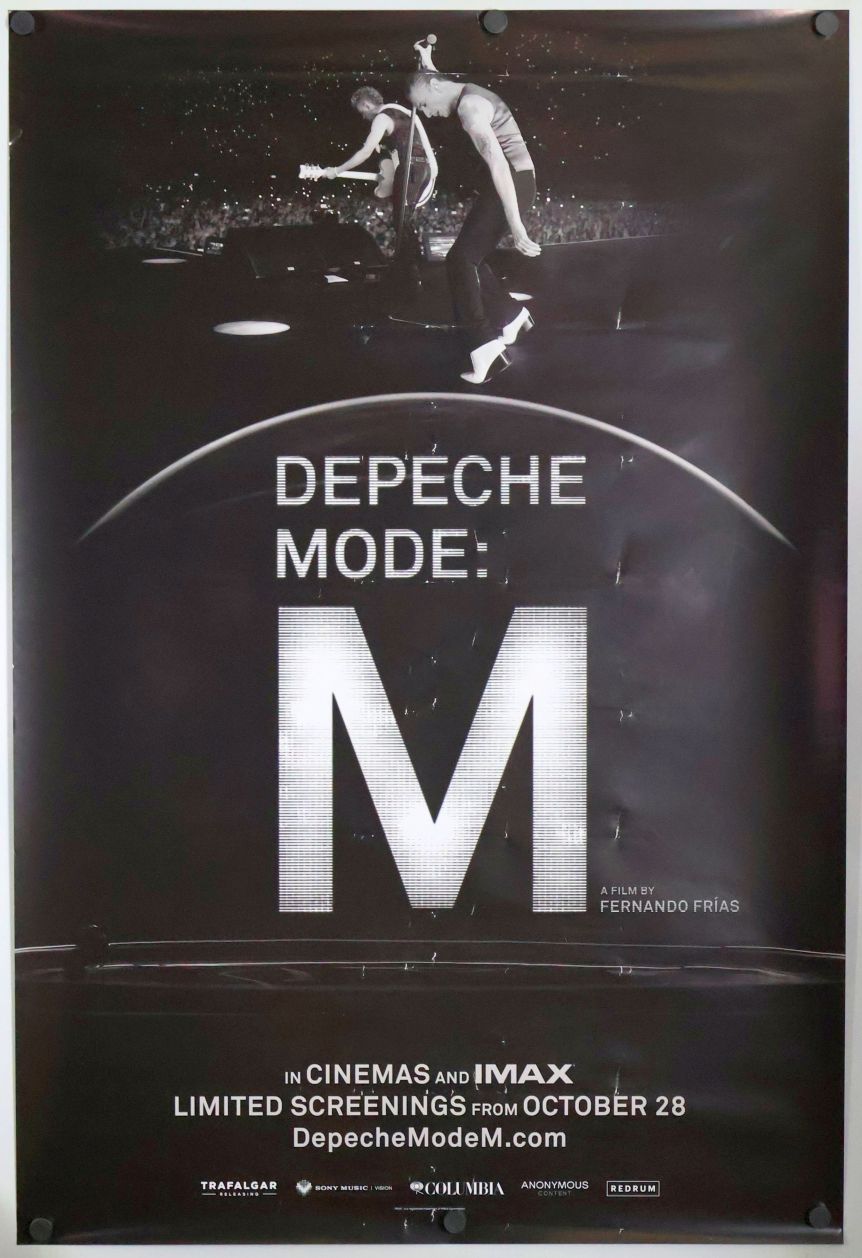Depeche Mode: M (2025) original theatrical movie poster - Final