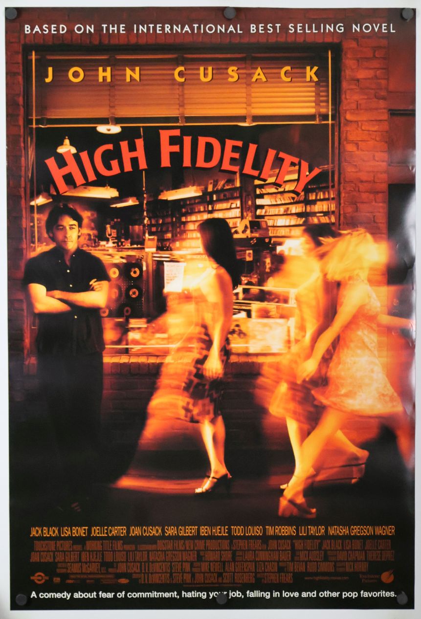 High Fidelity (2000) original theatrical movie poster - International