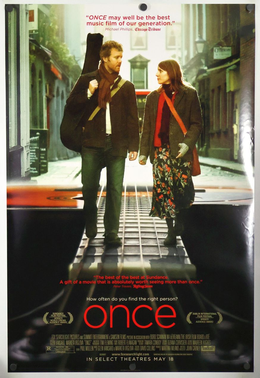 Once (2007) original theatrical movie poster - Final