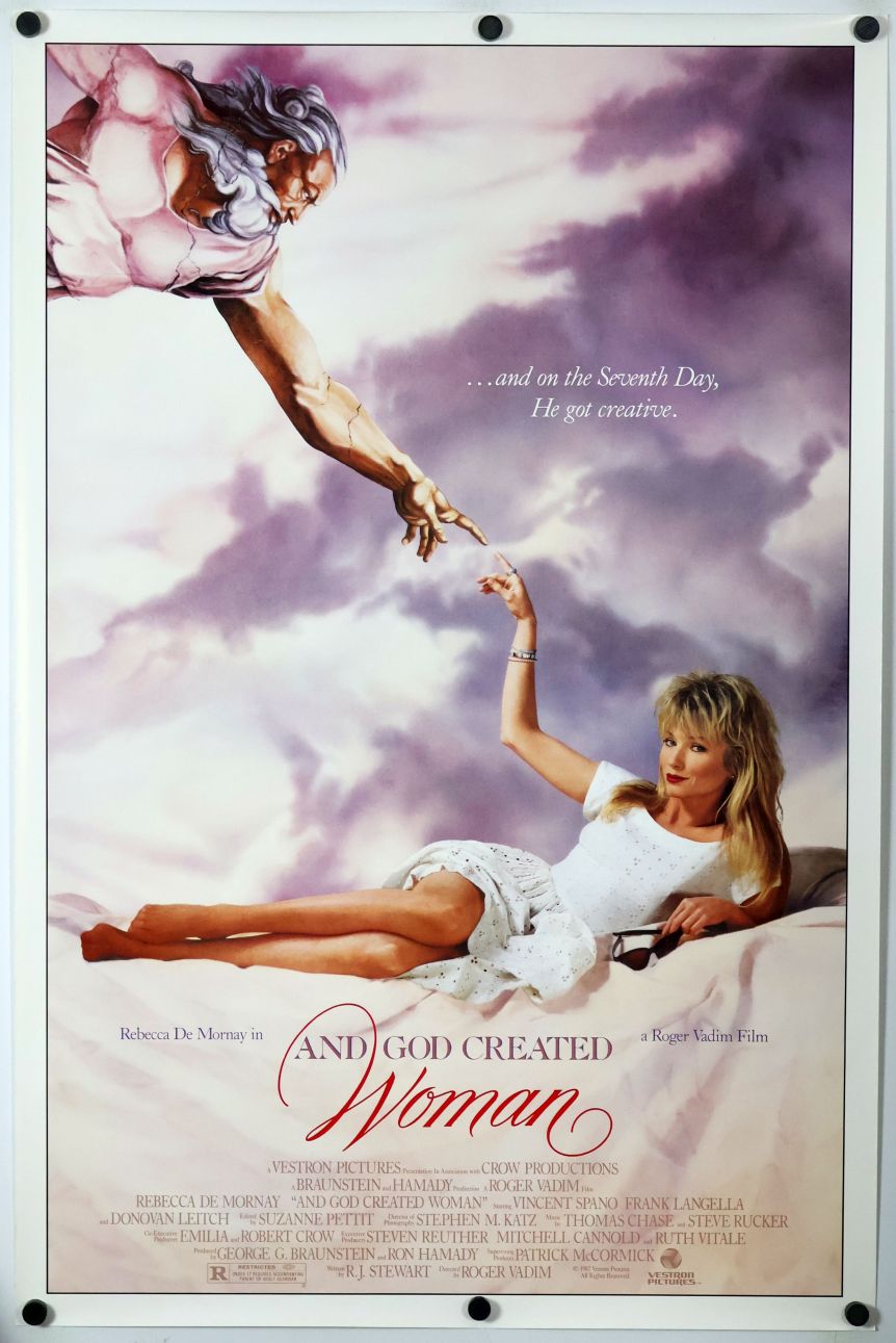 And God Created Woman (1988) original theatrical movie poster - Final