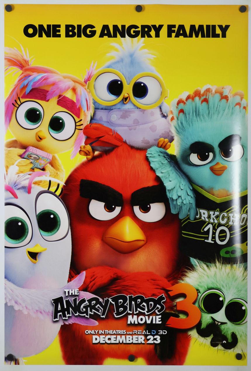 The Angry Birds Movie 3 (2026) original theatrical movie poster - Advance