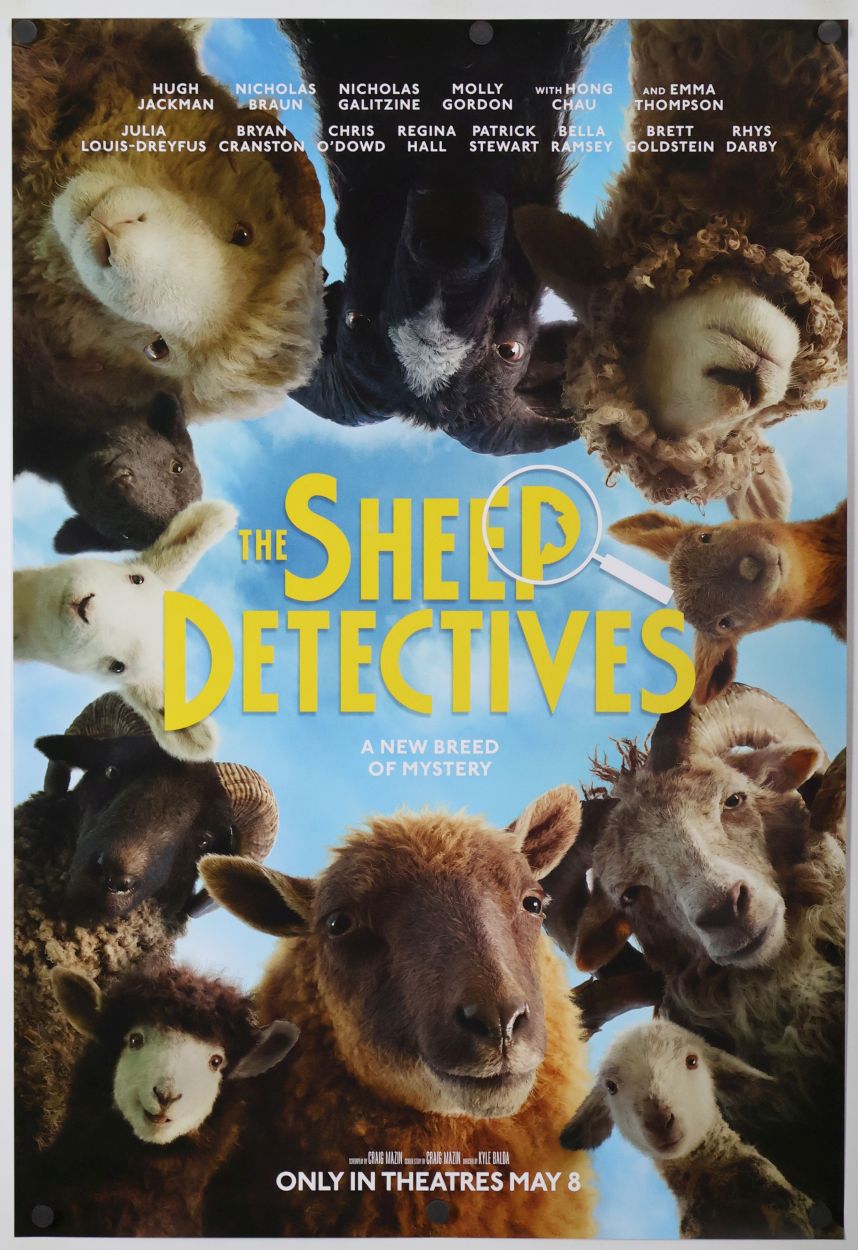 The Sheep Detectives (2026) original theatrical movie poster - Advance