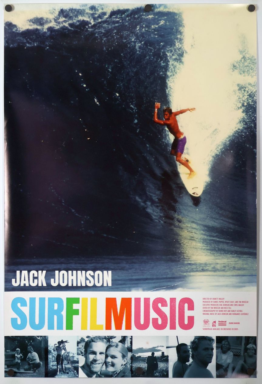 Jack Johnson: SURFILMUSIC (2026) original theatrical movie poster - Final