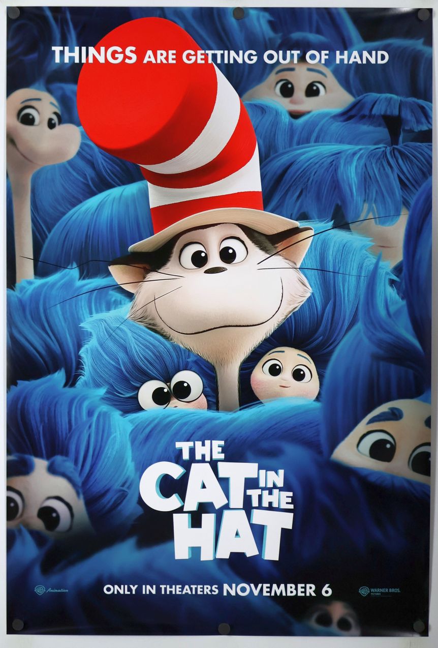 The Cat in the Hat (2026) original theatrical movie poster - Advance Style B