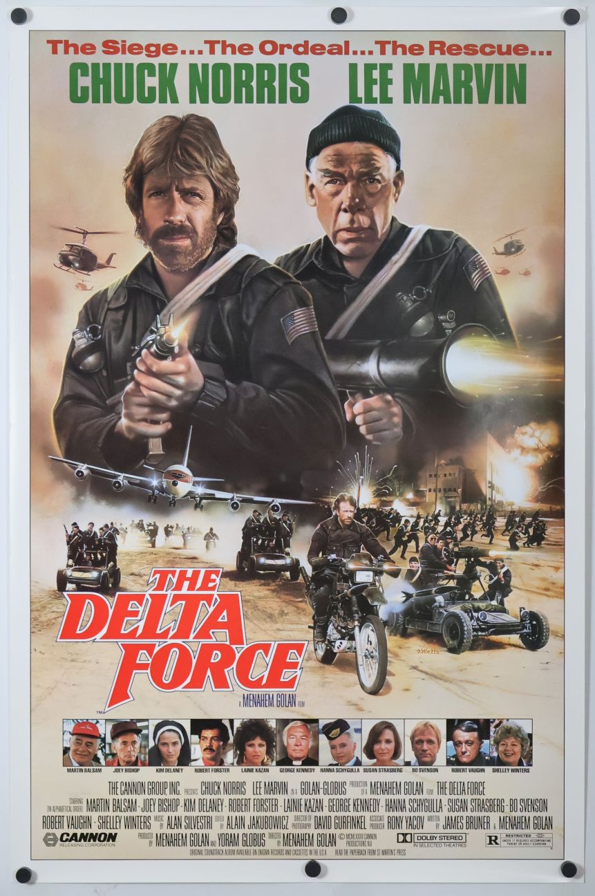 The Delta Force (1986) original theatrical movie poster - Final