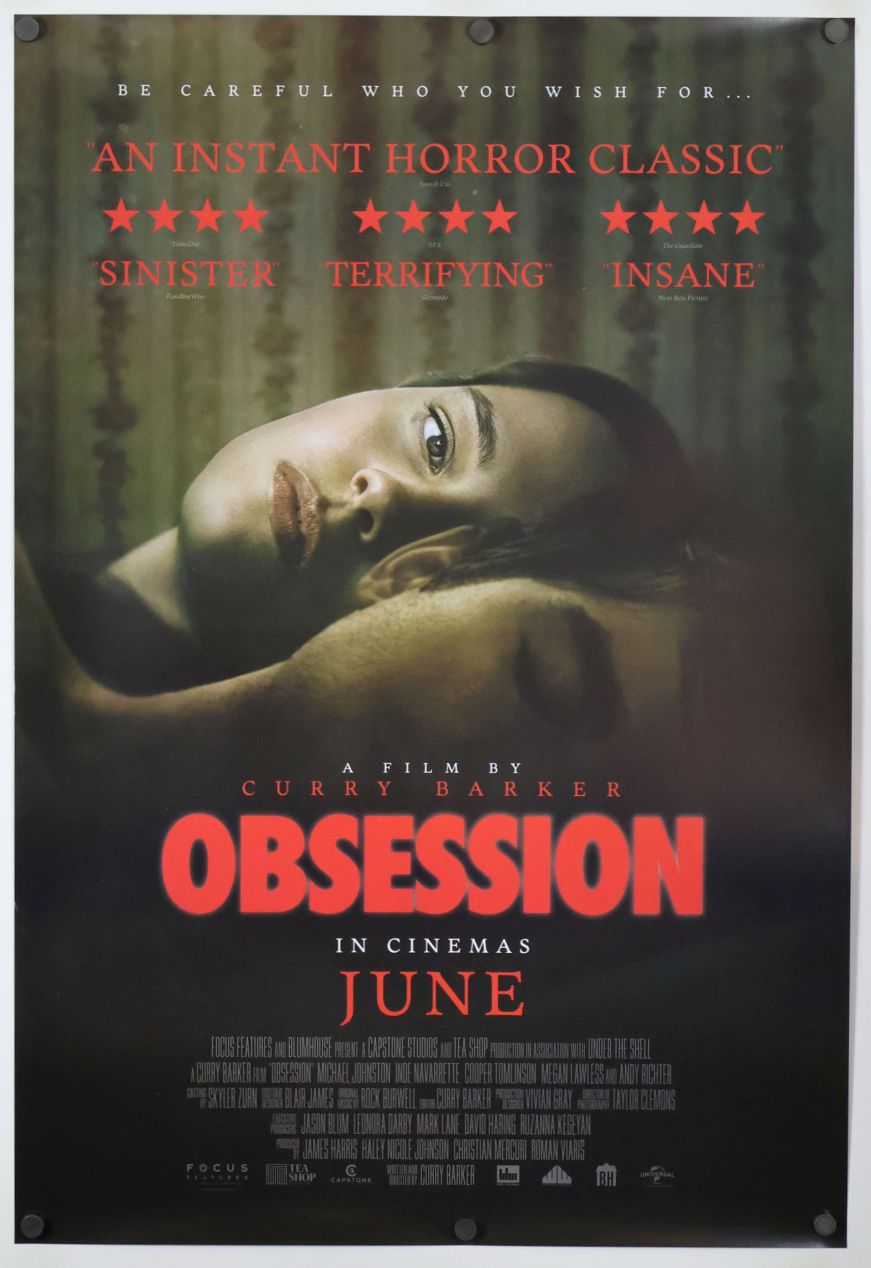 Obsession (2026) original theatrical movie poster - International