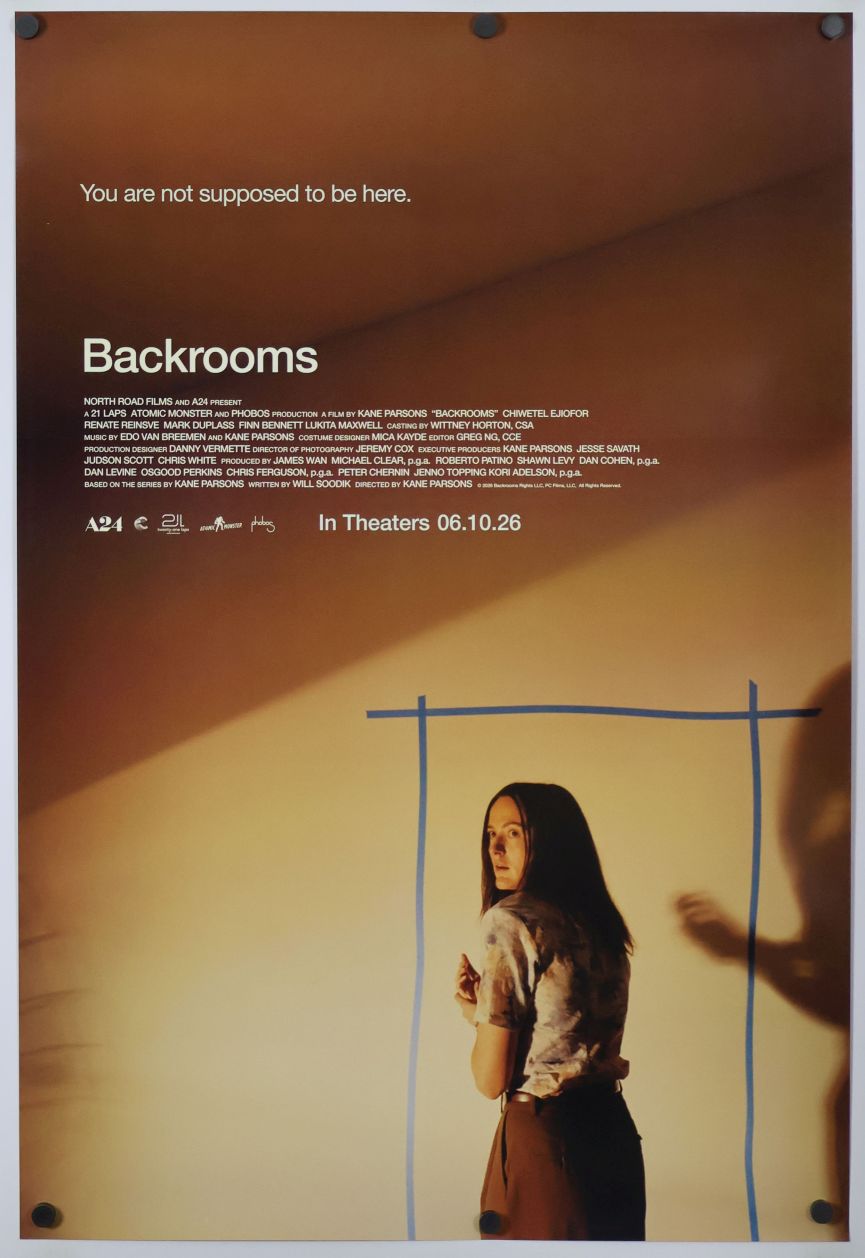 The Backrooms (2026) original theatrical movie poster - International