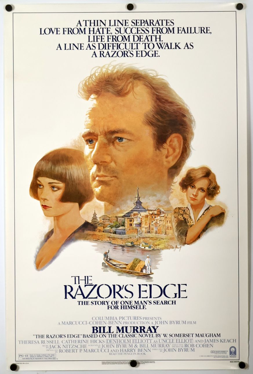 The Razor's Edge (1984) original theatrical movie poster - Final