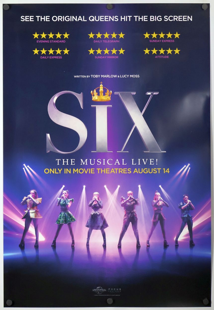 Six: The Musical Live! (2026) original theatrical movie poster - Final