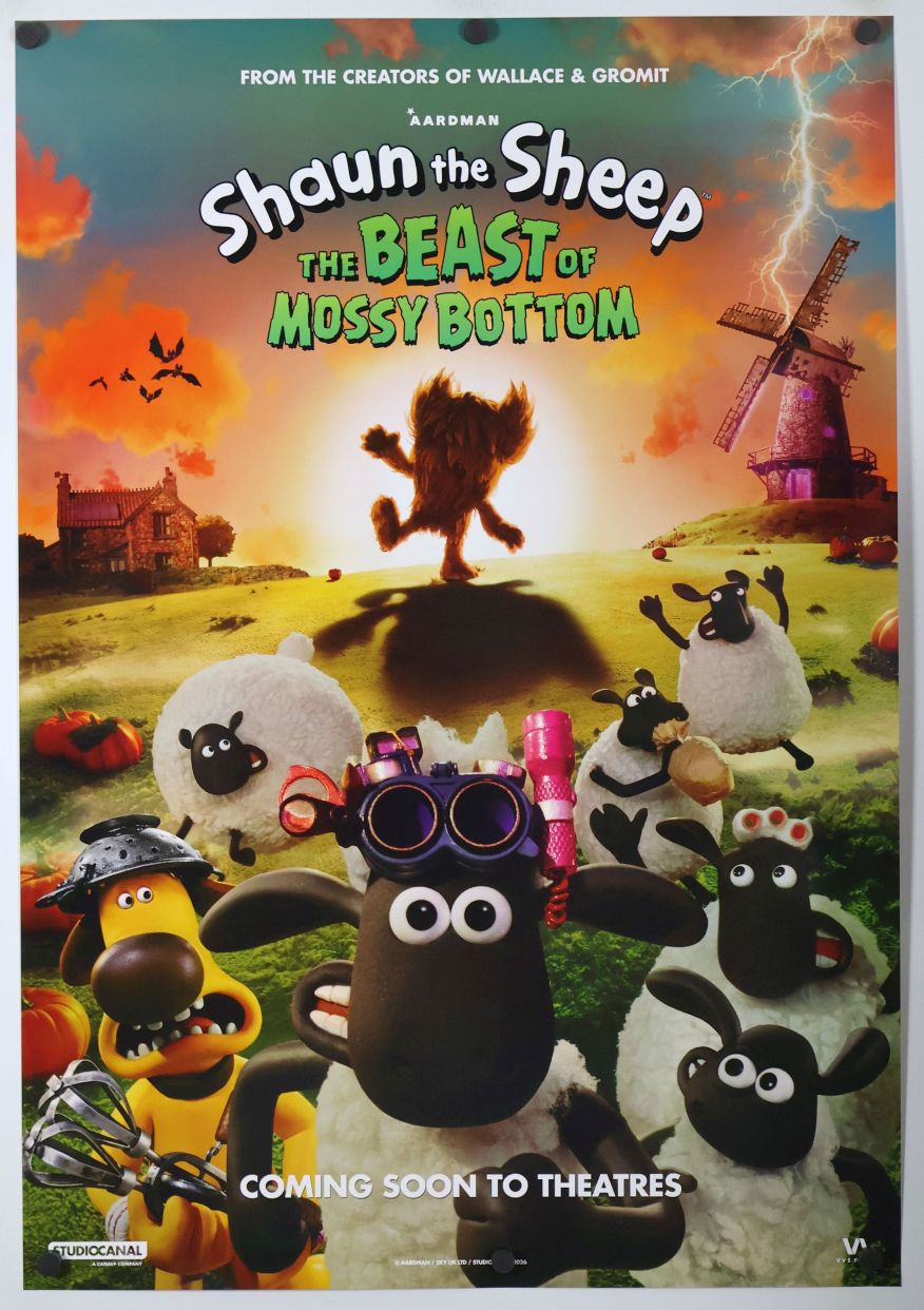 Shaun the Sheep: The Beast of Mossy Bottom (2026) original theatrical movie poster - Final