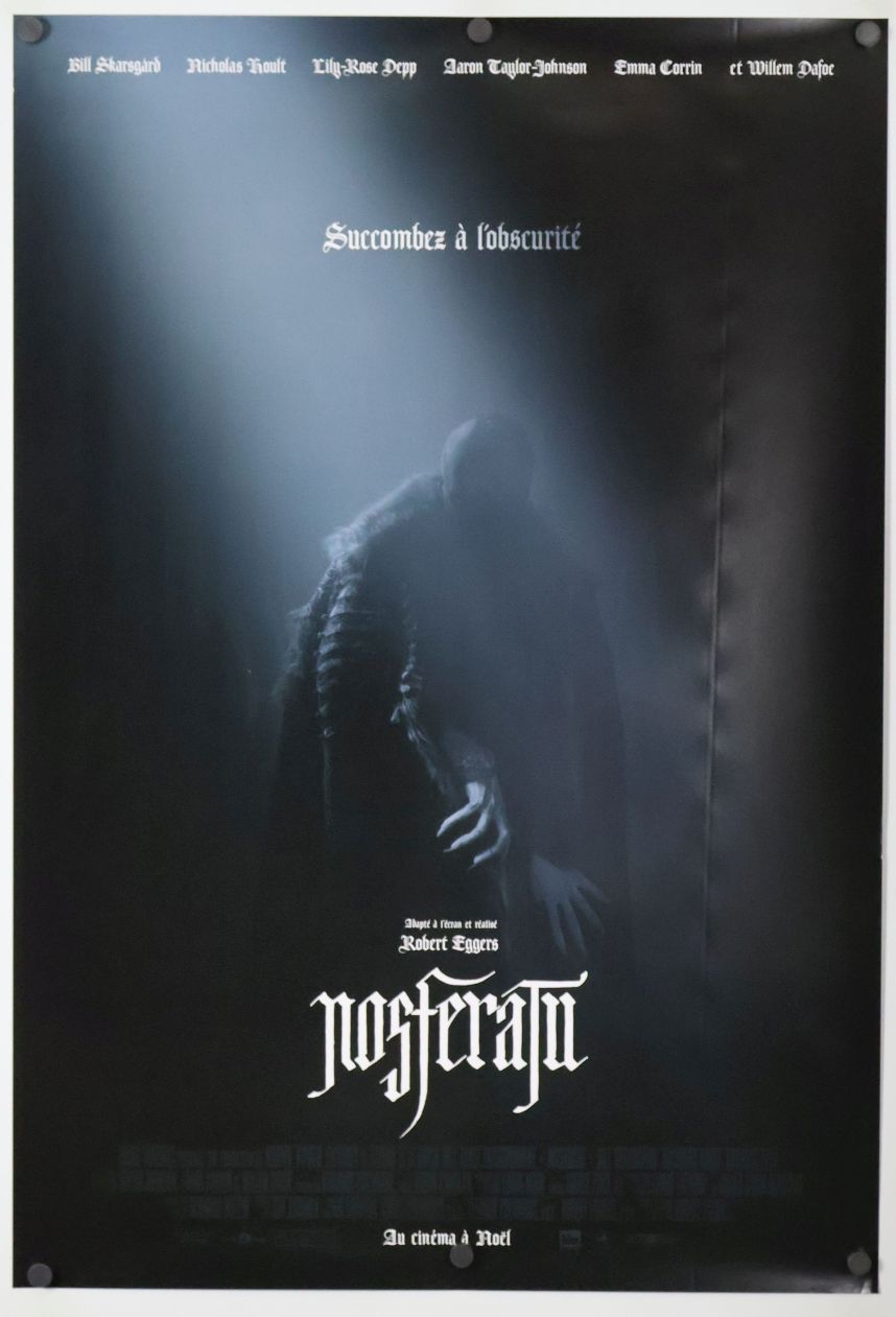 Nosferatu (2024) original theatrical movie poster - Advance - French Language