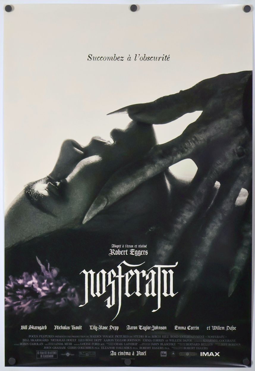 Nosferatu (2024) original theatrical movie poster - Final - French Language
