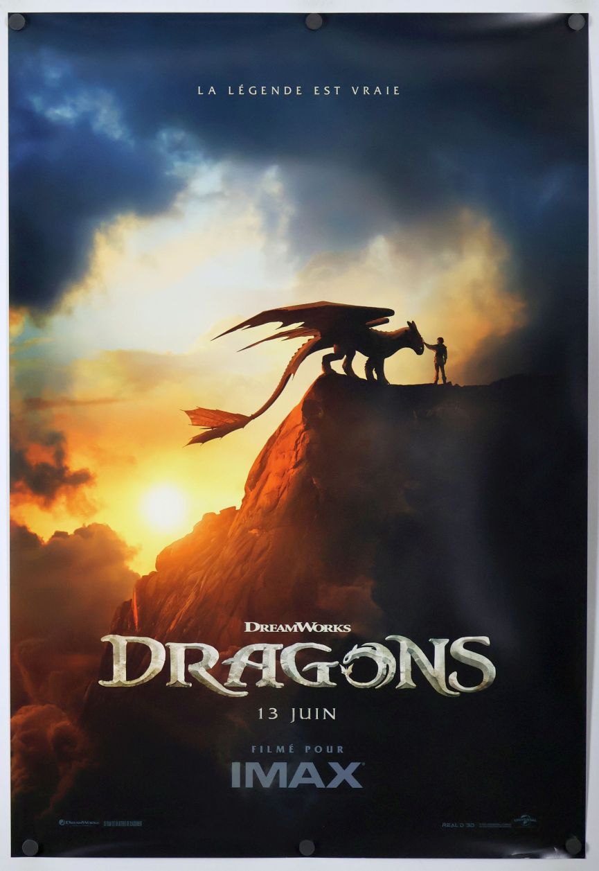 How to Train Your Dragon (2025) original theatrical movie poster - Advance - French Language