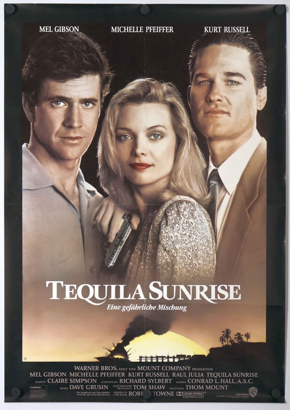 Tequila Sunrise (1989) original theatrical movie poster - Final