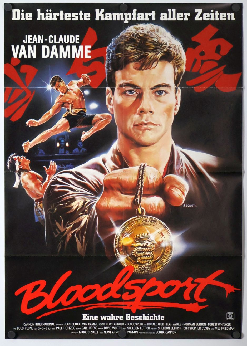Bloodsport (1988) original theatrical movie poster - Final