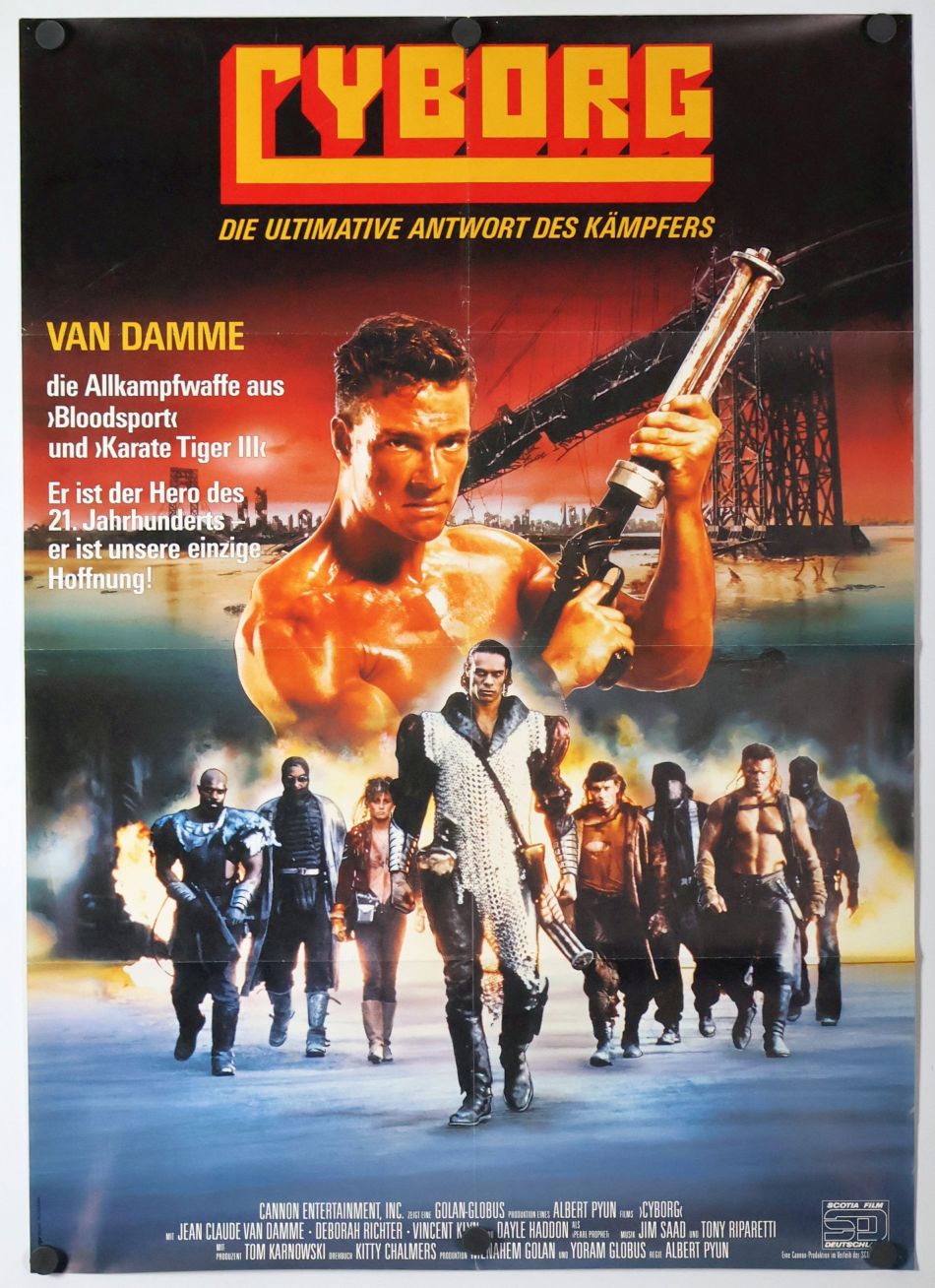 Cyborg (1989) original theatrical movie poster - Final