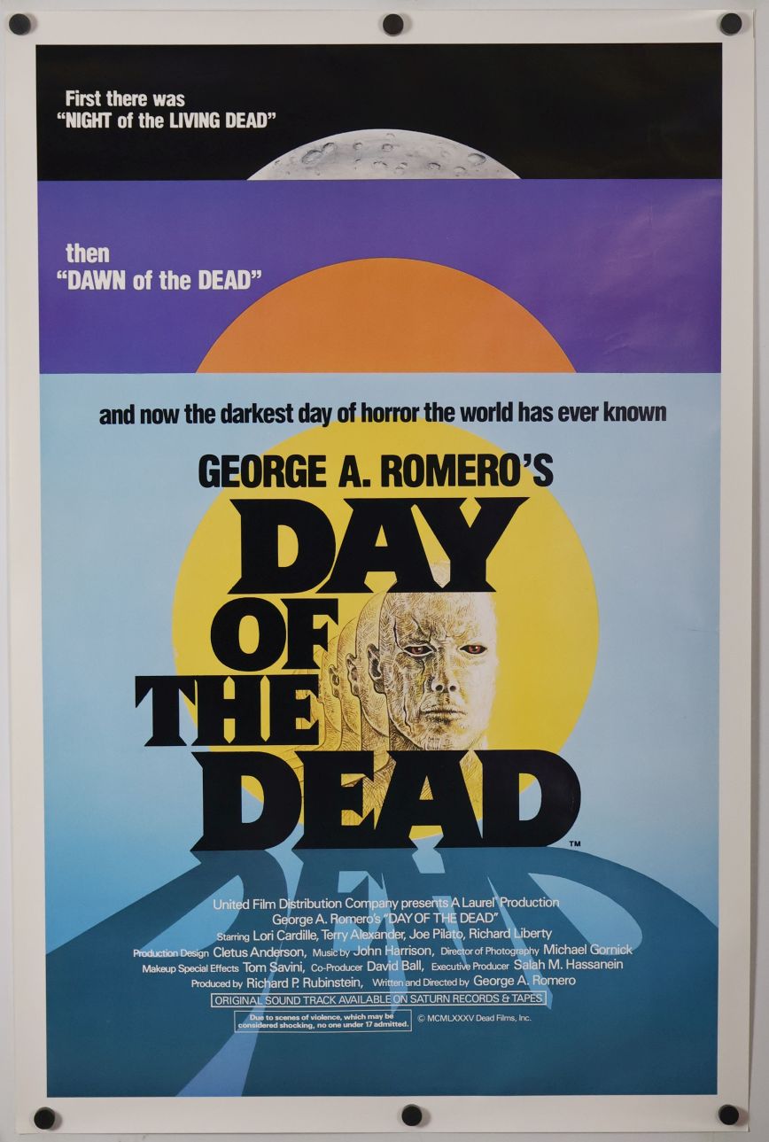 Day of the Dead (1985) original theatrical movie poster - Final