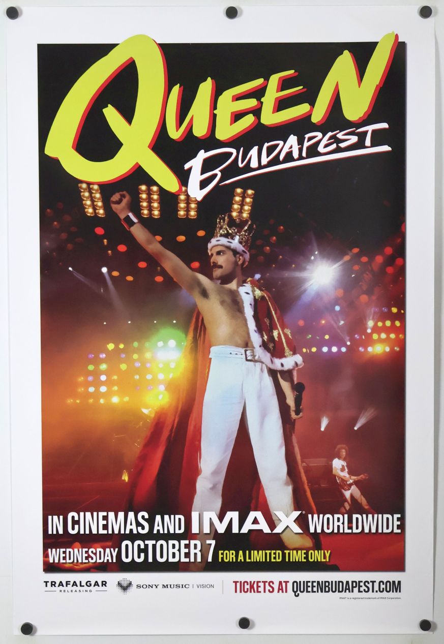 Queen Live in Budapest (2026) original theatrical movie poster - Re-Release