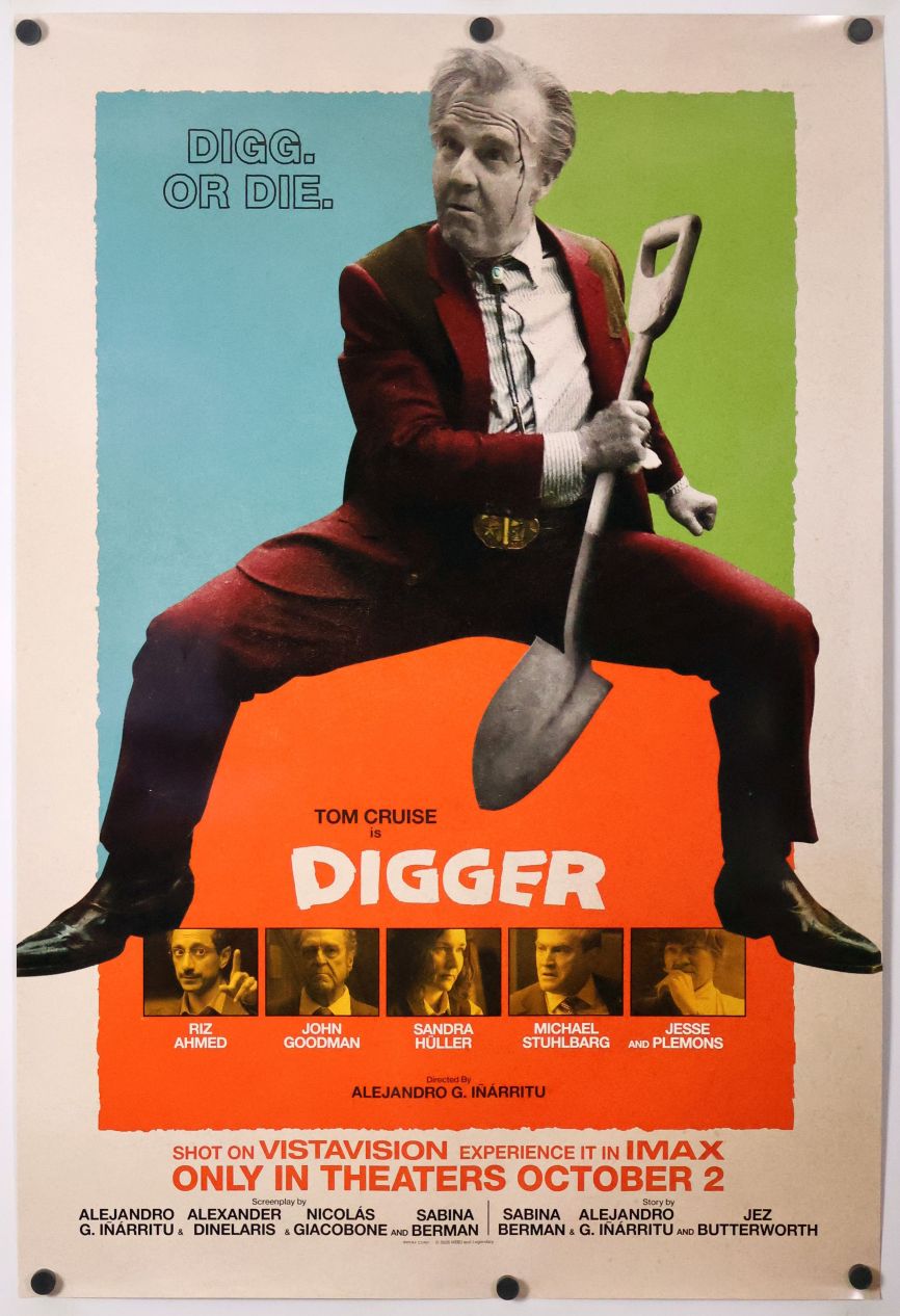 Digger (2026) original theatrical movie poster - Style E
