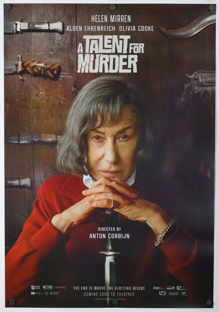 A Talent for Murder (2026) original theatrical movie poster - Final