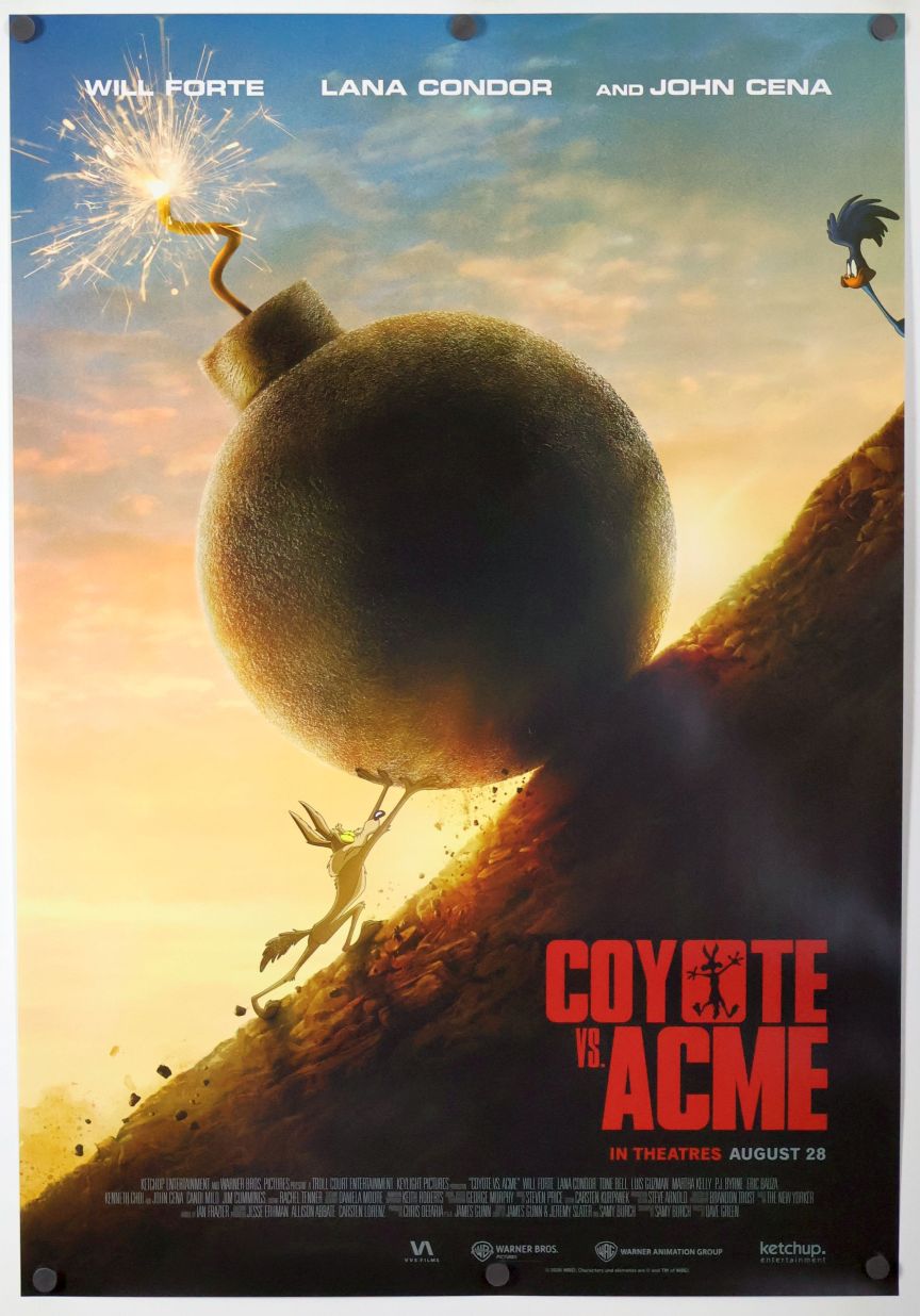 Coyote vs. Acme (2026) original theatrical movie poster - Final