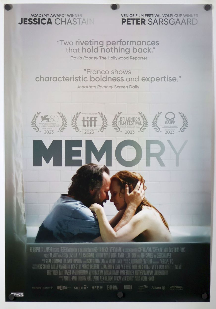 Memory (2023) original theatrical movie poster - Final