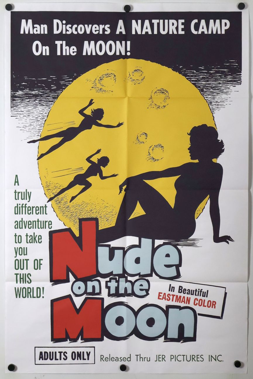 Nude on the Moon (1961) original theatrical movie poster - Style B