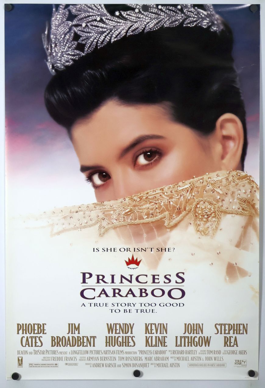 Princess Caraboo (1994) original theatrical movie poster - Final