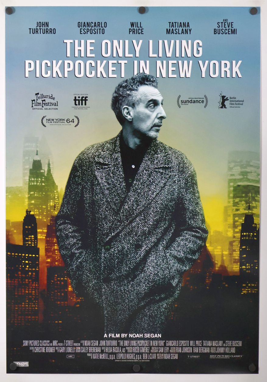 The Only Living Pickpocket in New York (2026) original theatrical movie poster - Final
