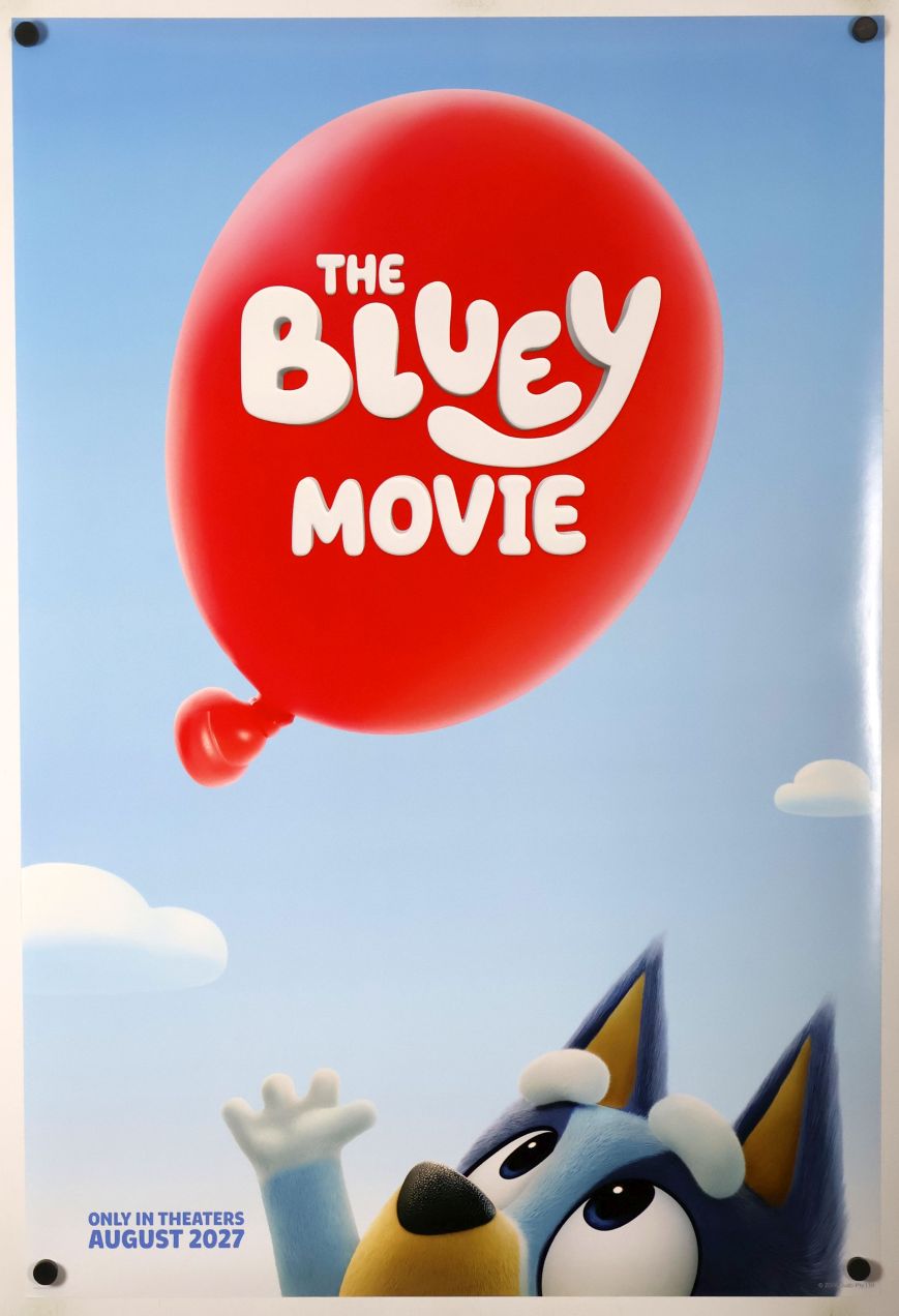 Bluey: The Movie (2027) original theatrical movie poster - Advance