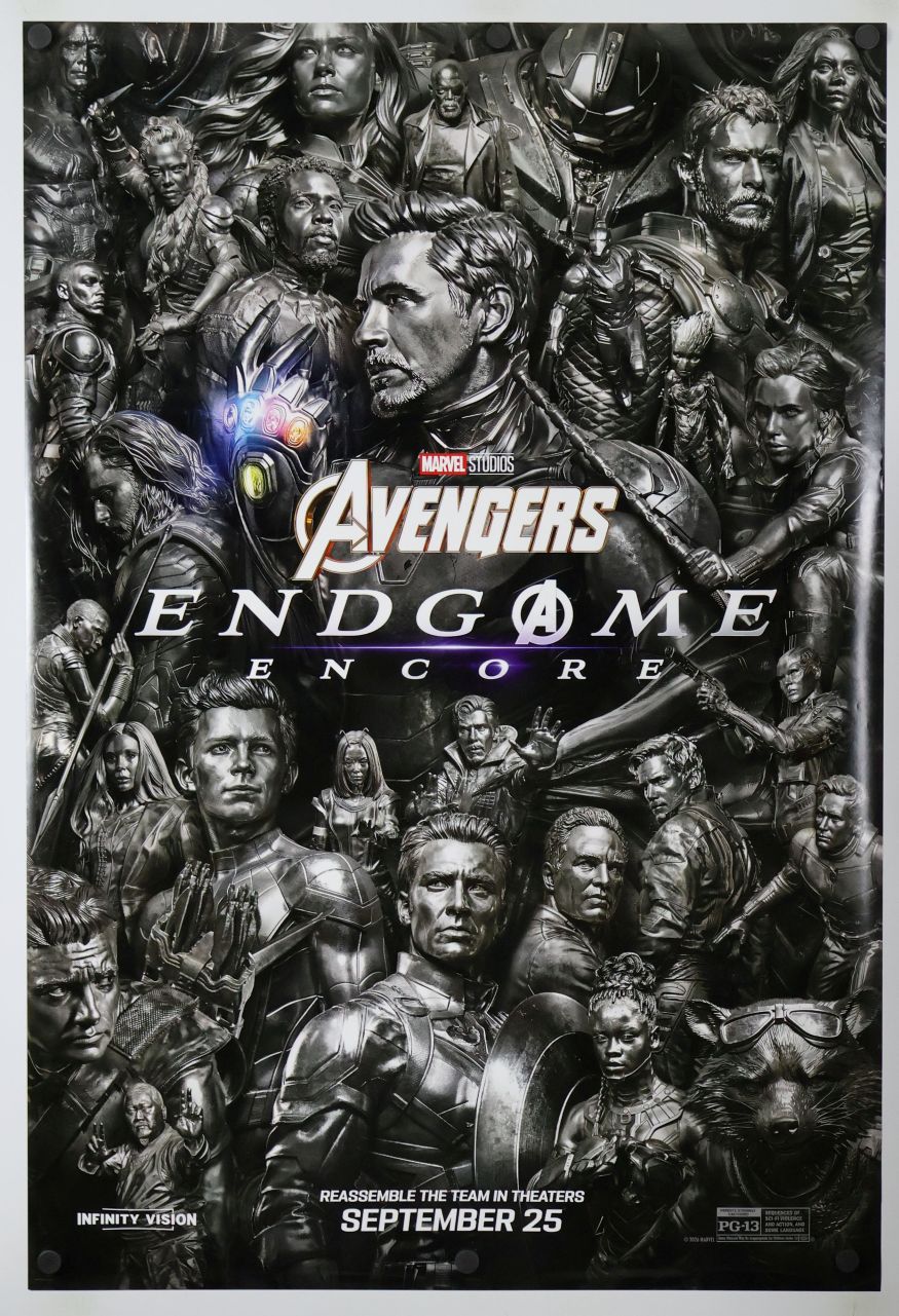 Avengers: Endgame (2026) original theatrical movie poster - Re-Release