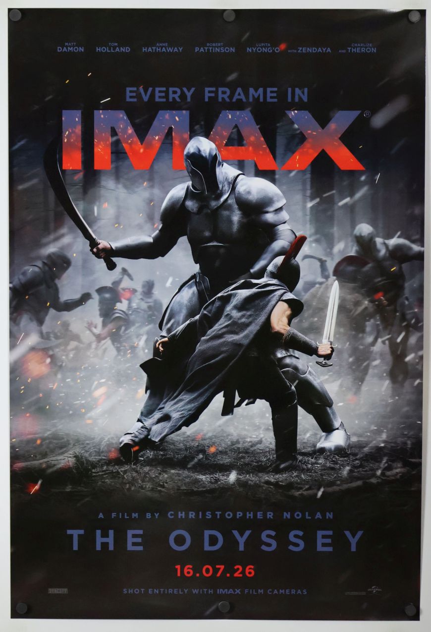 The Odyssey (2026) original theatrical movie poster - International IMAX
