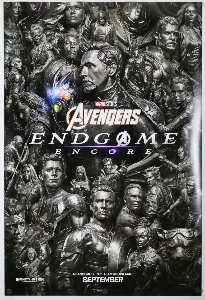 Avengers: Endgame (2026) original theatrical movie poster - International Re-Release