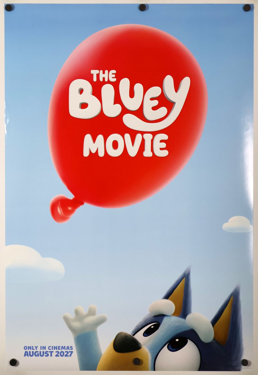 Bluey: The Movie (2027) original theatrical movie poster - International Advance