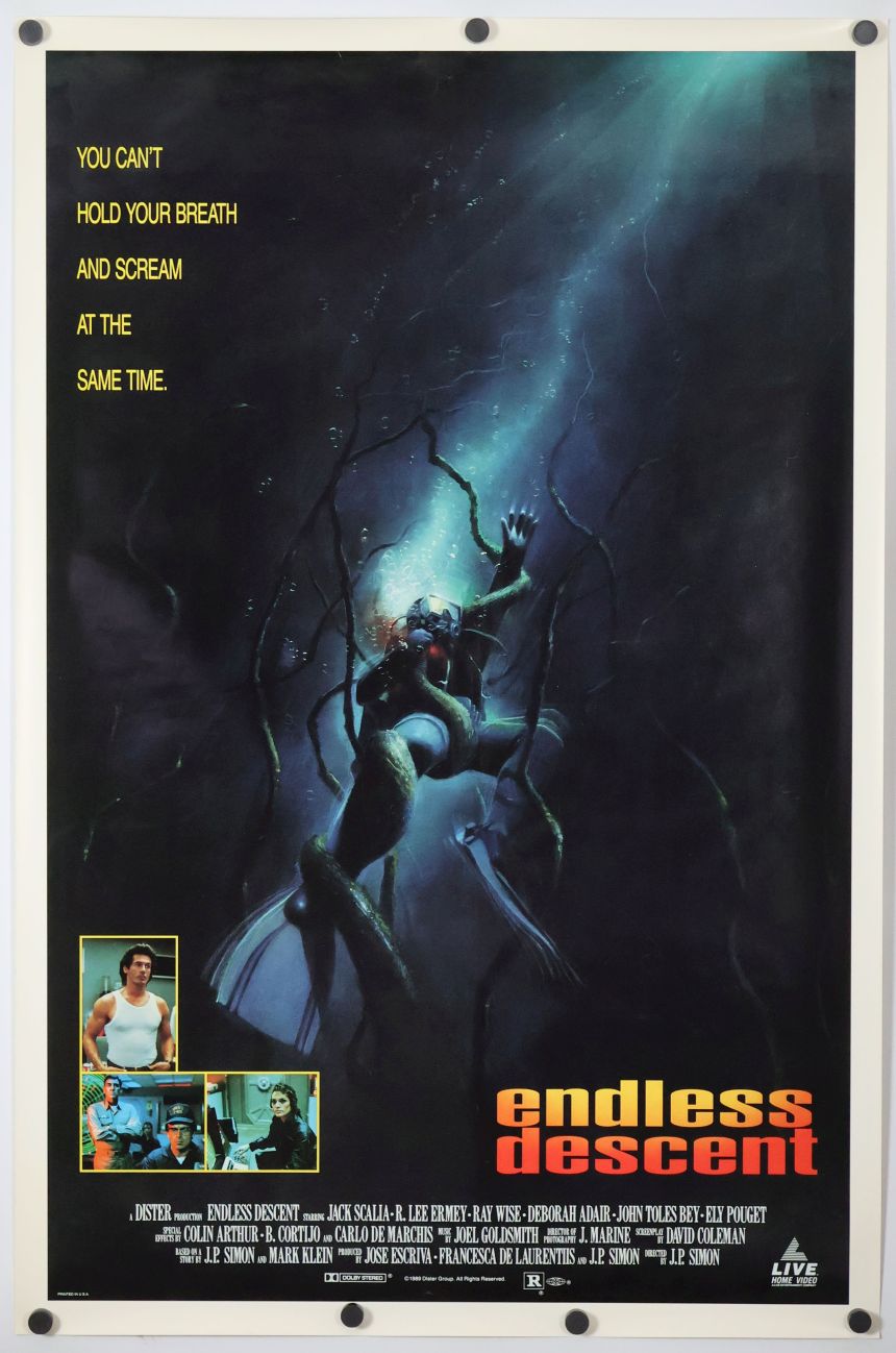 The Rift (1990) original theatrical movie poster - Video