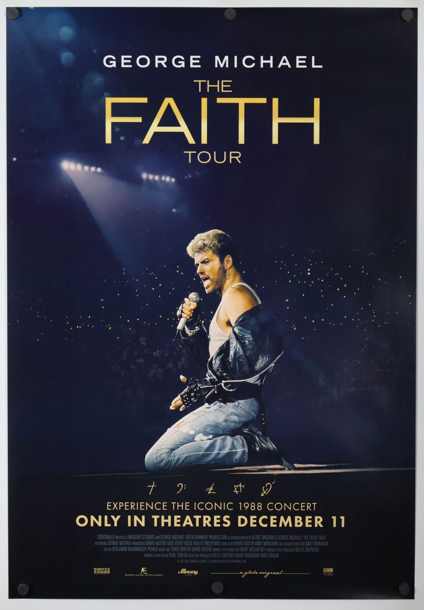 George Michael: The Faith Tour (2026) original theatrical movie poster - Final