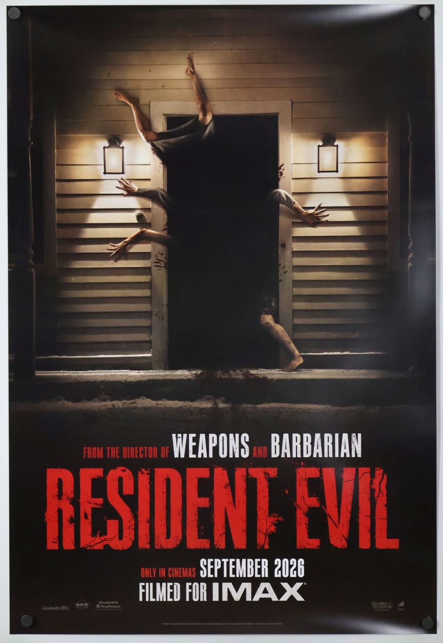 Resident Evil (2026) original theatrical movie poster - International